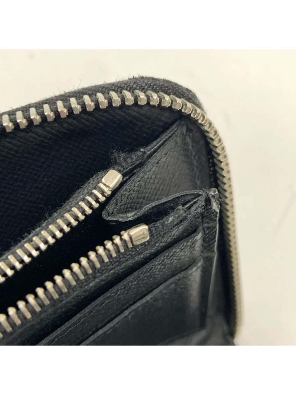 Louis Vuitton Damier Graphite Zippy Wallet Vertical Zip Around Black